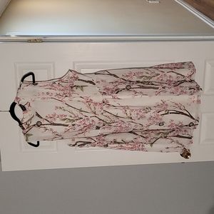 4x fully lined cherry blossom dress